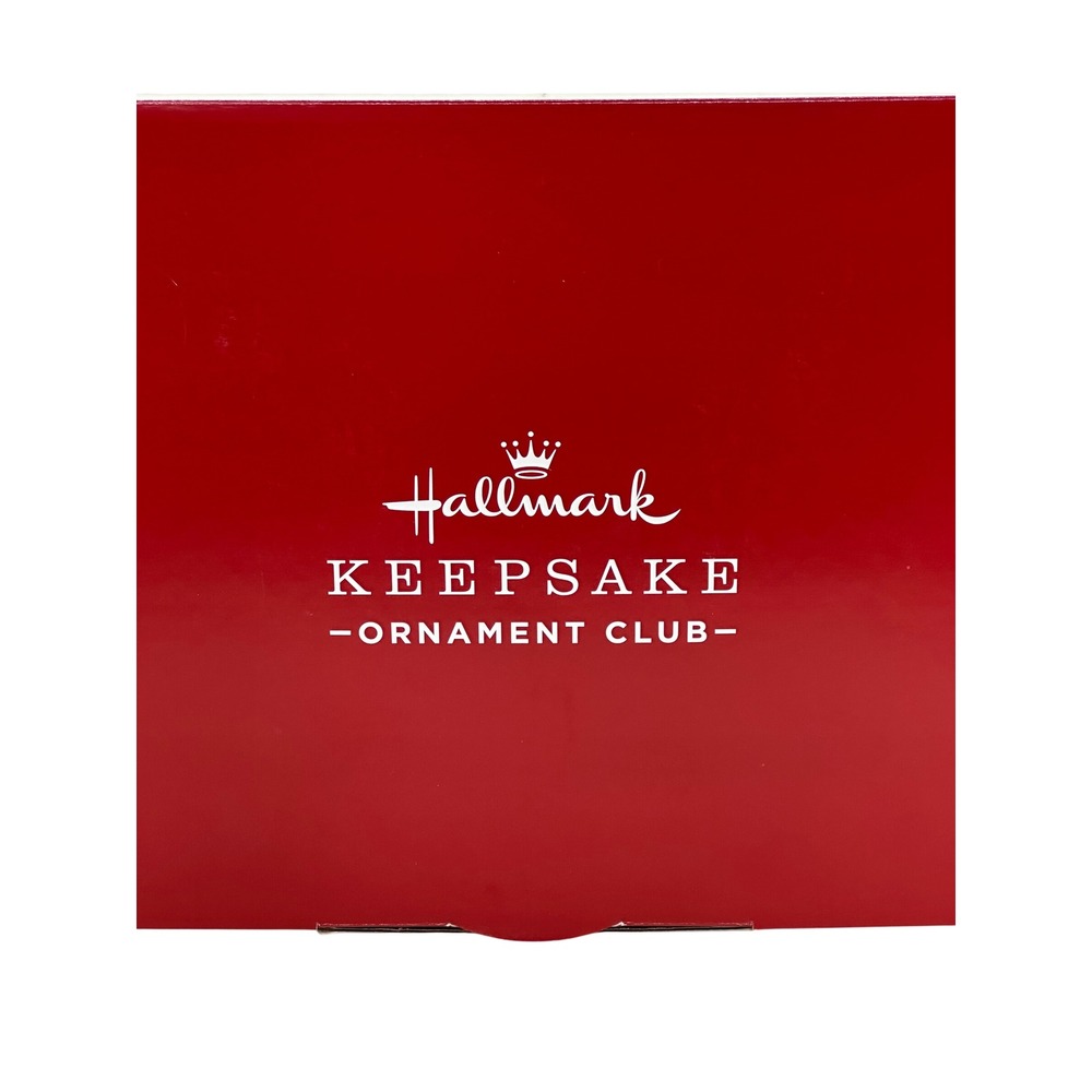 Hallmark Keepsake Ornament Club 2024 Dream Box Red White Holiday Gift Set